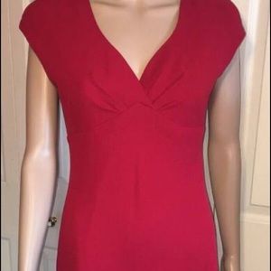 Jones Wear Dress red cap sleeve dress